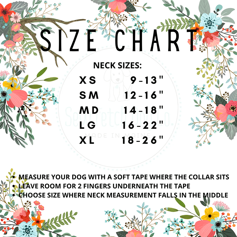 Sew Fetch Collar Rose Gold Boho Mustard Suns