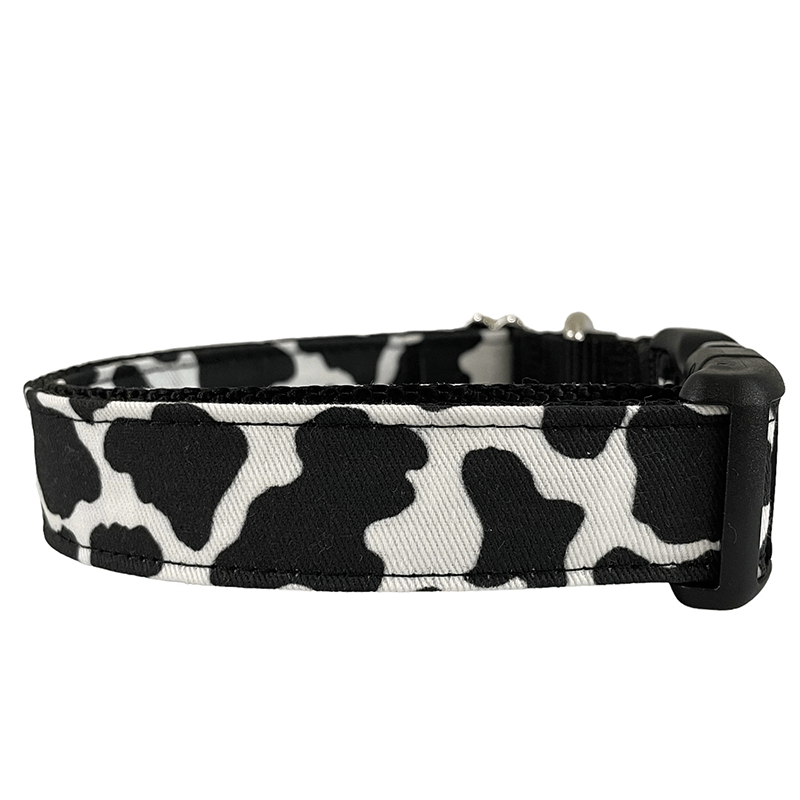 Sew Fetch Collar Western Cow Print