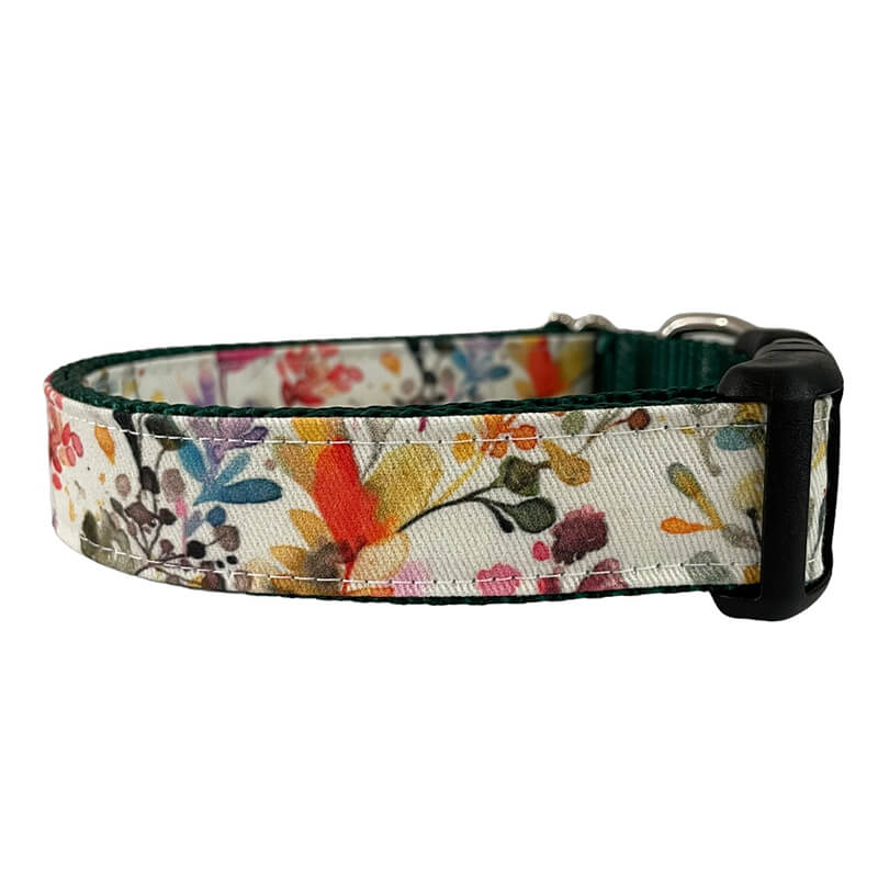 Sew Fetch Collar Wildflower Floral Watercolor