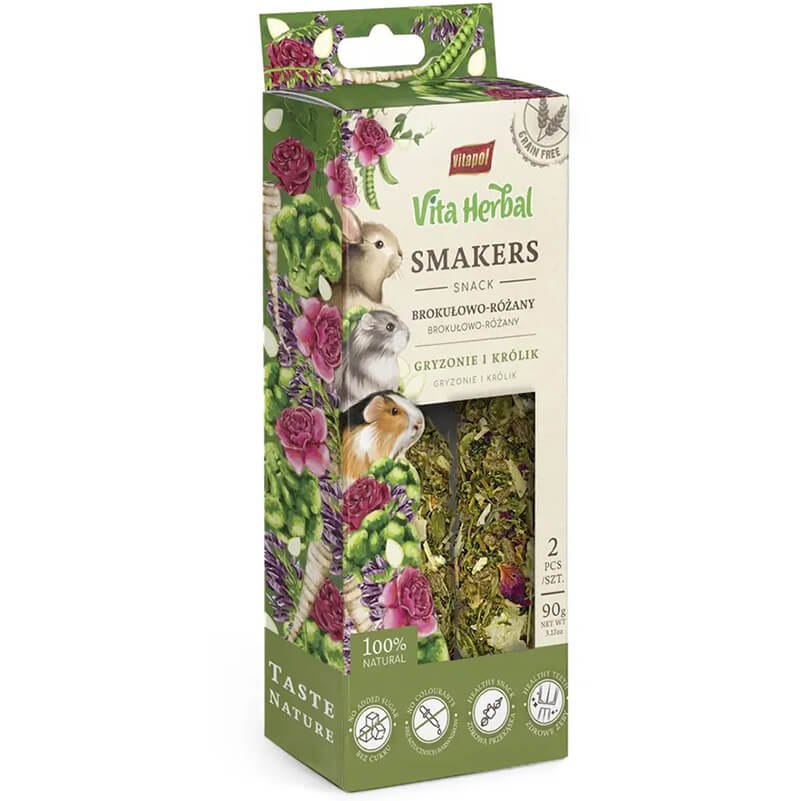 Smakers Vita Herbal Snack - Broccoli Rose