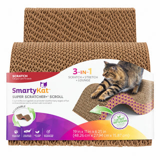 SmartyKat Super Scratcher+ Scroll