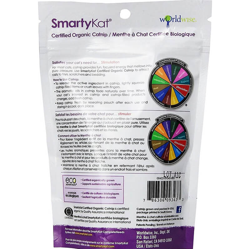 SmartyKat USDA Certified Organic Catnip