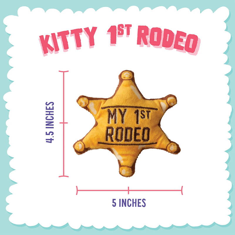 SnugArooz Kitty 1st Rodeo Catnip Toy