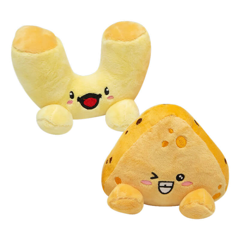 Snugarooz Mac & Cheese 2-Pack Plush Toys