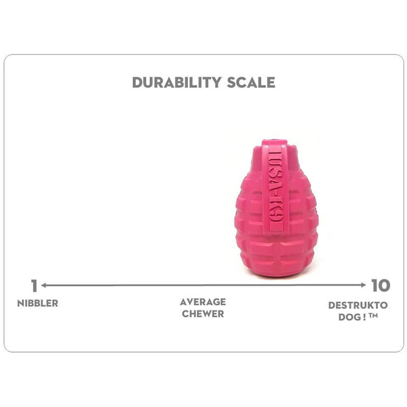 Soda Pup Pink Rubber Grenade