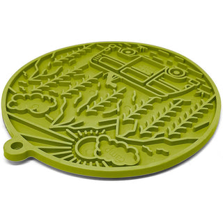 SodaPup Camp Mat with Suction Cups Green