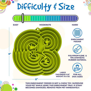 Sodapup Frog Design Enrichment Tray