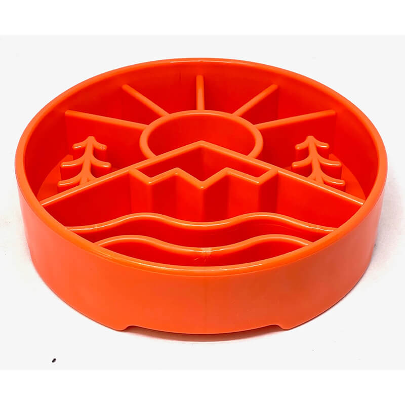 Sodapup Great Outdoors Slow Feeder Bowl Orange