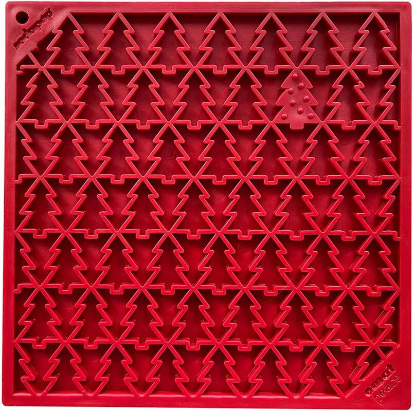 Sodapup Holiday Tree Peace  Lick Mat