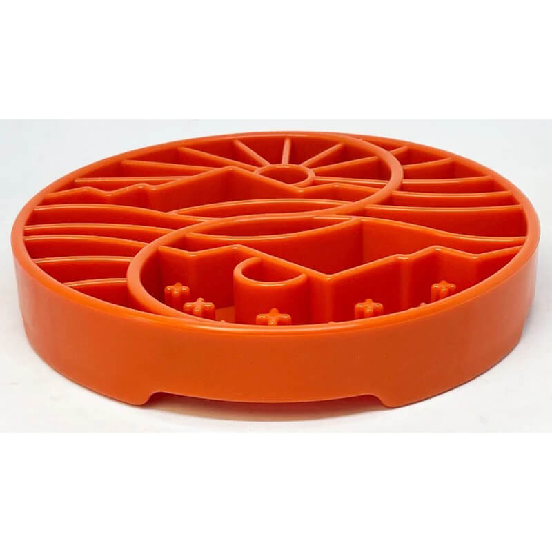 Sodapup Yin Yang Design Shallow Slow Feeder Bowl