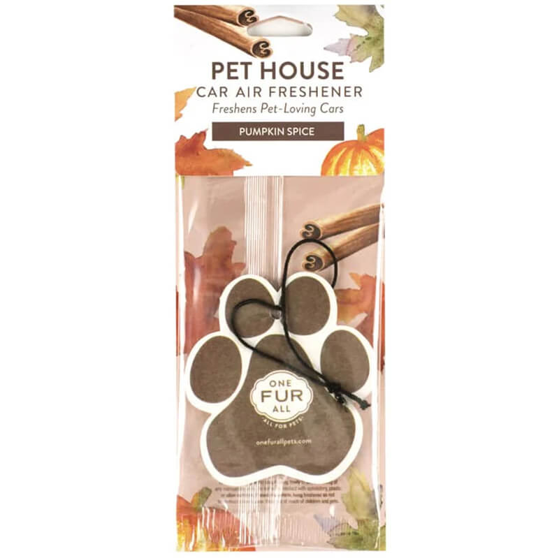 One Fur All Pet House Car Freshener - Pumpkin Spice Pumpkin Spice