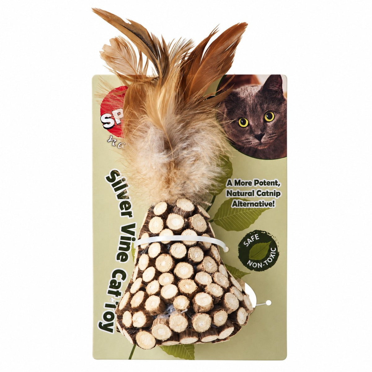 Spot Naturals Silver Vine Chunky Cat Toy