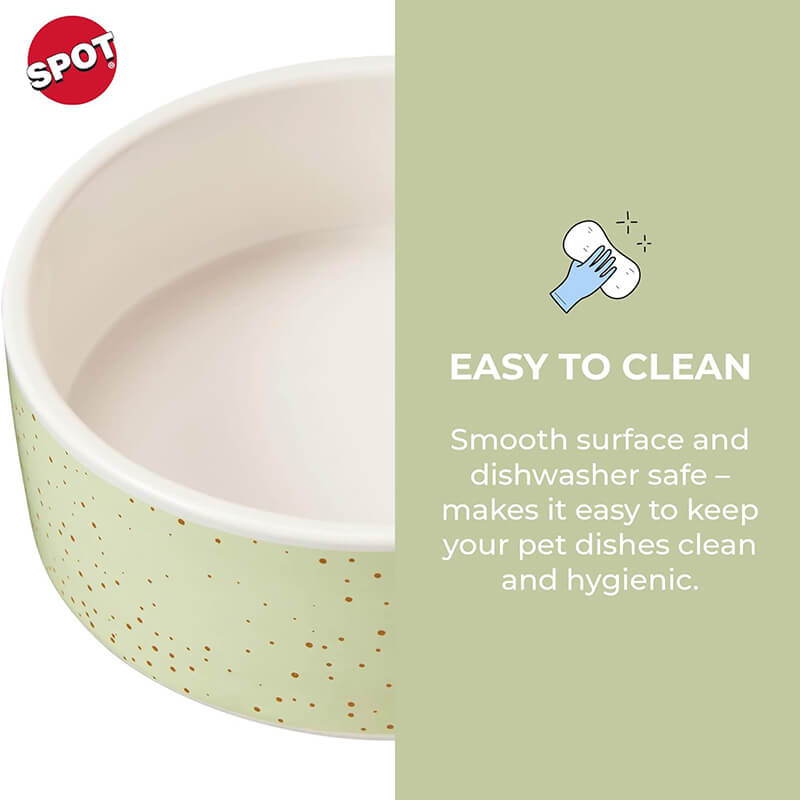 Spot Speckled Stoneware Dish