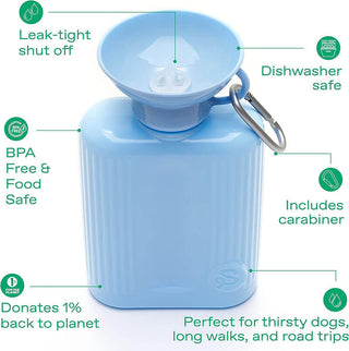 Springer Growler Dog Water Travel Bottle