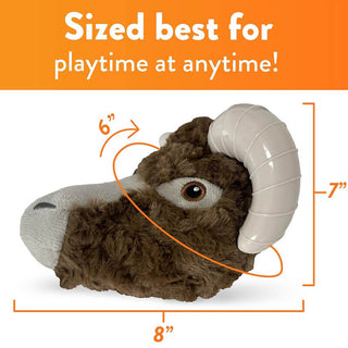 Spunky Pup Knuckleheads Plush Chew Toy Ram