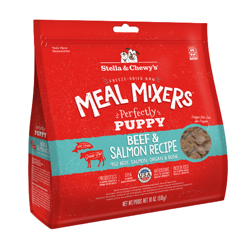 Stella & Chewy's Meal Mixers Perfectly Puppy Beef & Salmon