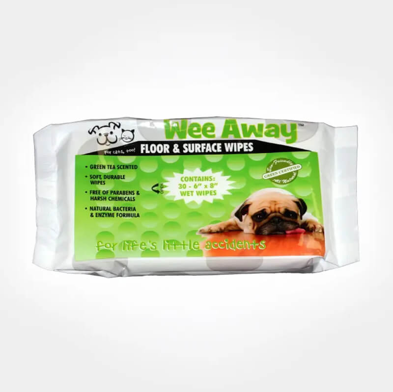 Wee Away Floor & Surface Wipes