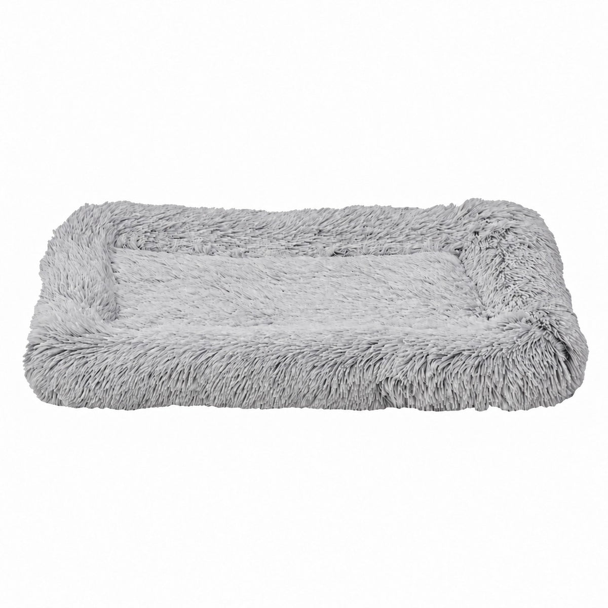 Tall Tails Grey Cuddle Crate Dog Bed