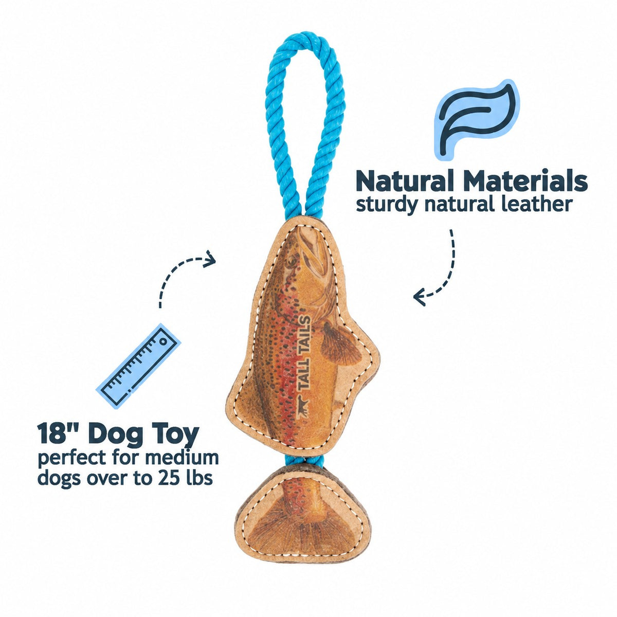 Tall Tails Jointed Trout Tug