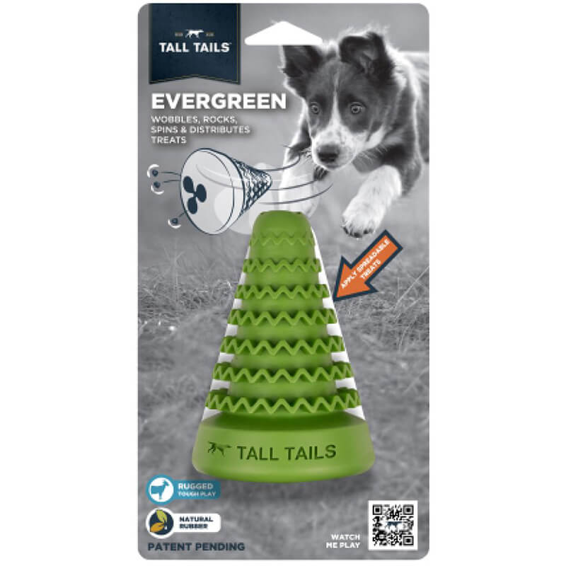 Tall Tails Natural Rubber Evergreen
