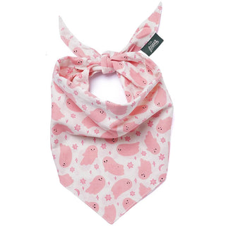 The Paws Bandana - Halloween Boo Pink