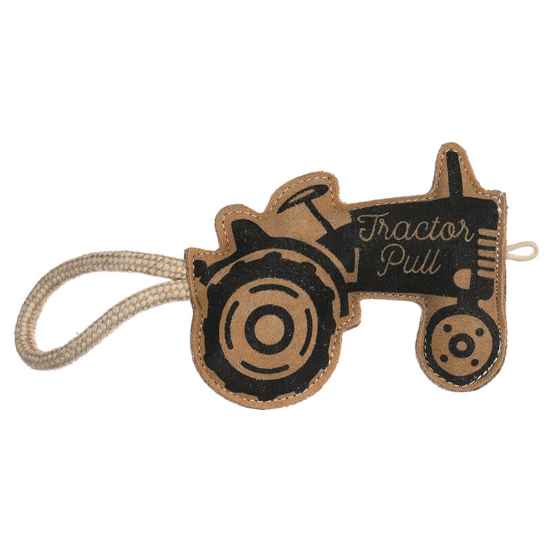 Territory Natural Leather Tractor Toy