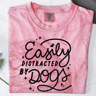The Dapper Paw 'Easily Distracted By Dogs' Tee