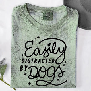 The Dapper Paw 'Easily Distracted By Dogs' Tee