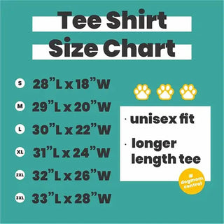 The Dapper Paw Arched Collegiate Dog Dad Tee
