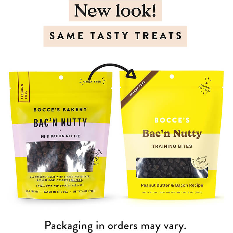 Bocce's Training Treats Bac'n Nutty