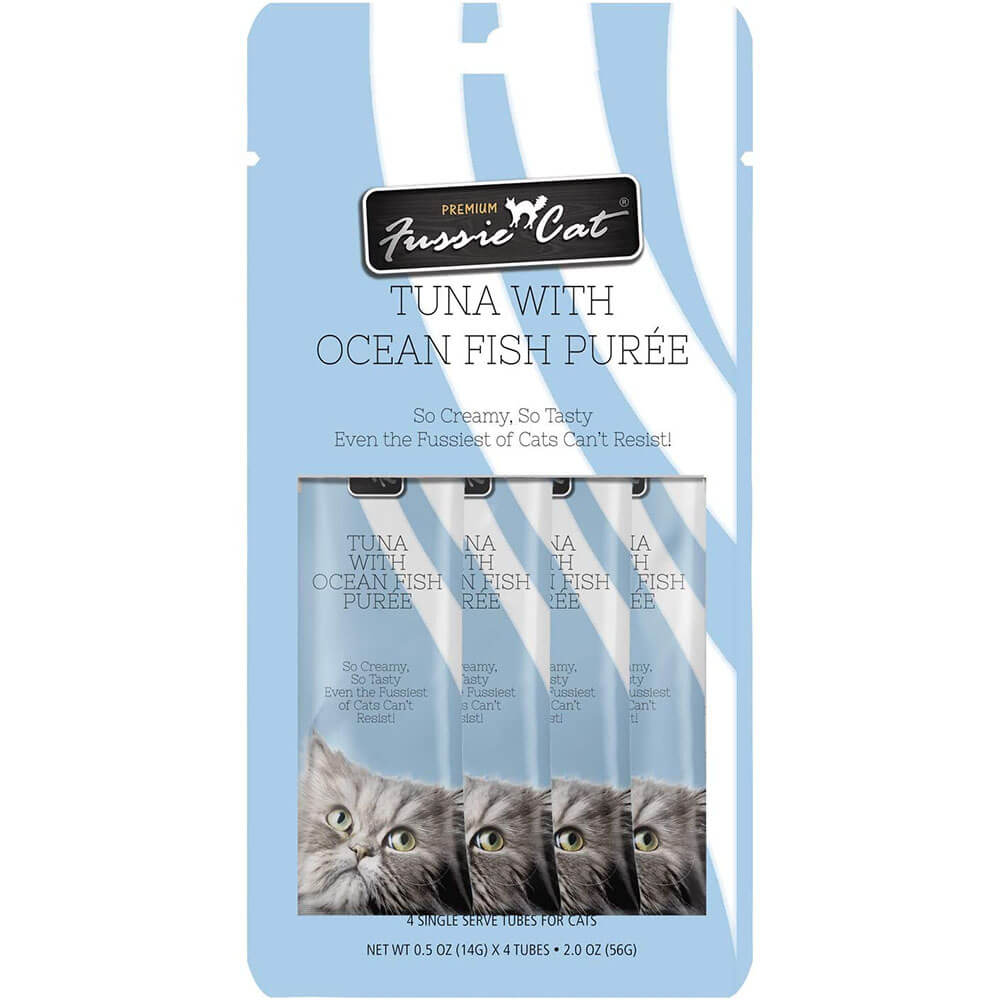 Fussie Cat Puree Lickable Treat Tuna & Ocean Fish