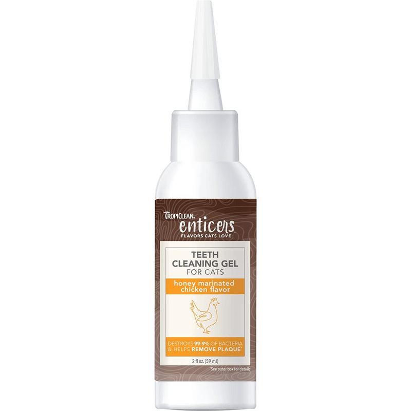 Tropiclean Cat Enticers Teeth Cleaning Gel Chicken 2 oz