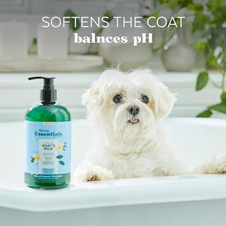 Tropiclean Essentials Hypoallergenic Goat's Milk Shampoo