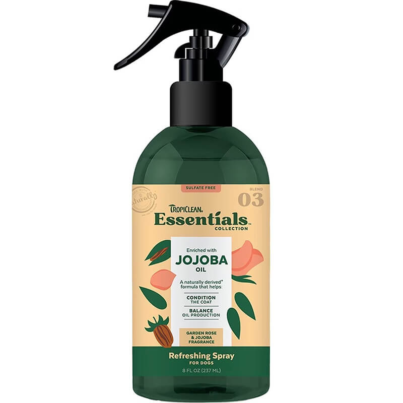 Tropiclean Essentials Jojoba Oil Deodorizing Spray