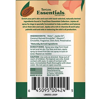 Tropiclean Essentials Jojoba Oil Deodorizing Spray