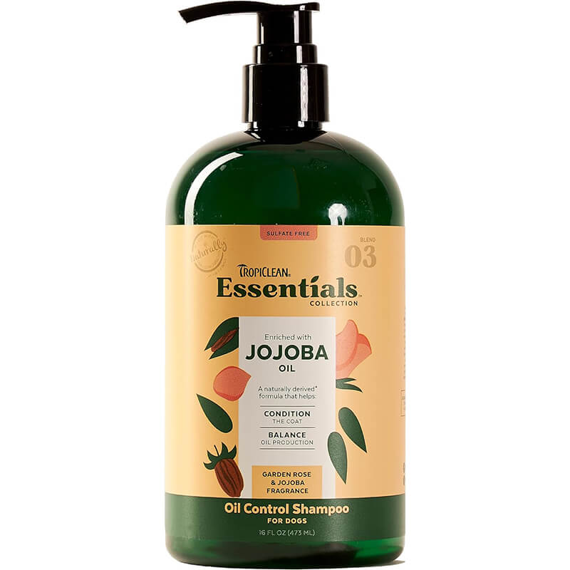 Tropiclean Essentials Oil-Control Jojoba Shampoo