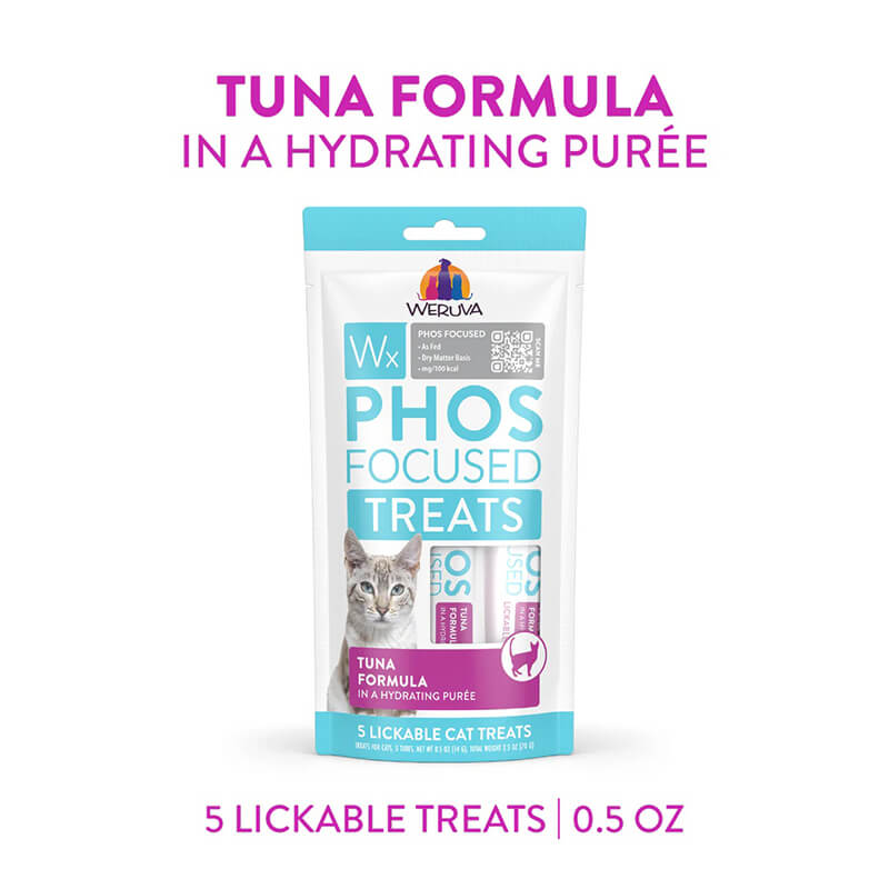 Weruva WX Low Phosphorus Lickable Treat Tuna 5-Pack