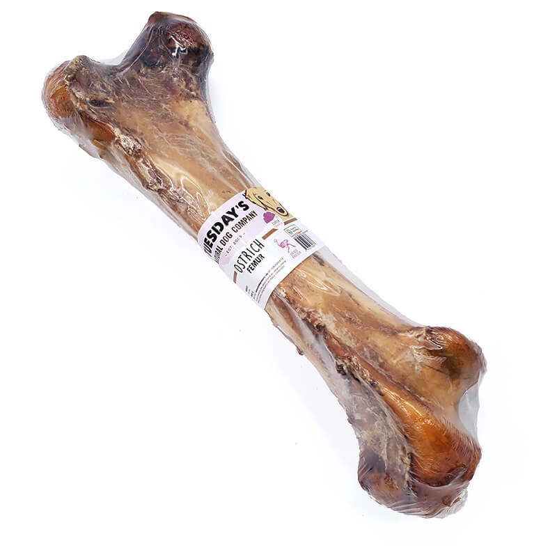 Tuesday's Natural Dog Company Ostrich Femur Bone
