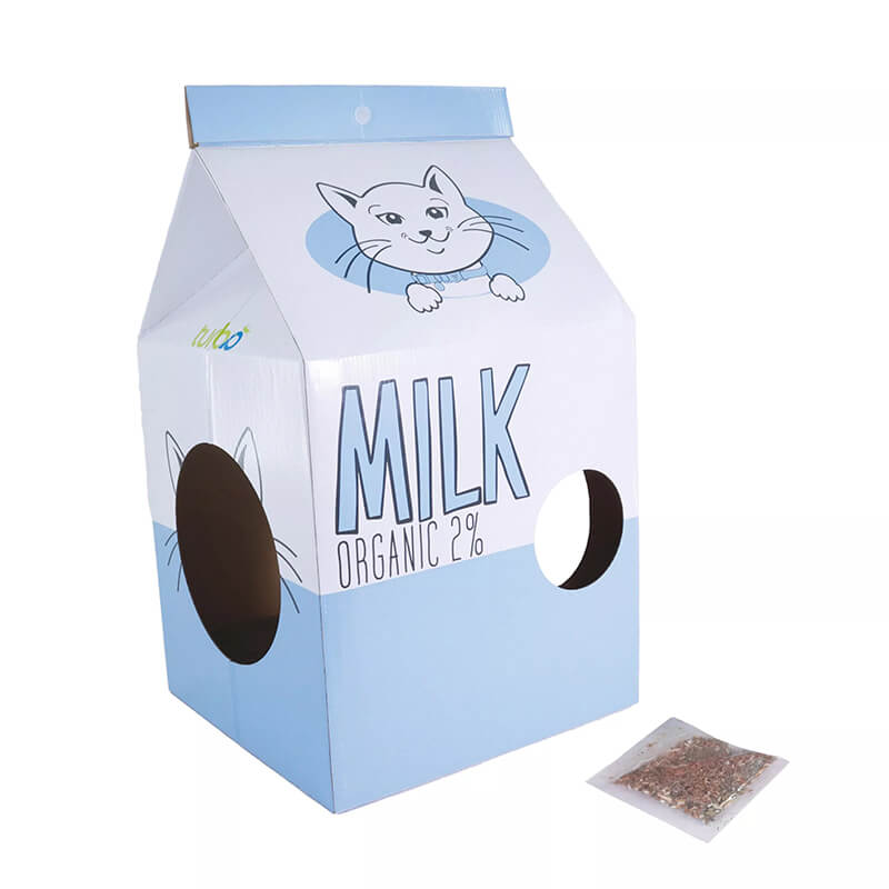 Turbo Milk Carton Cat Scratcher