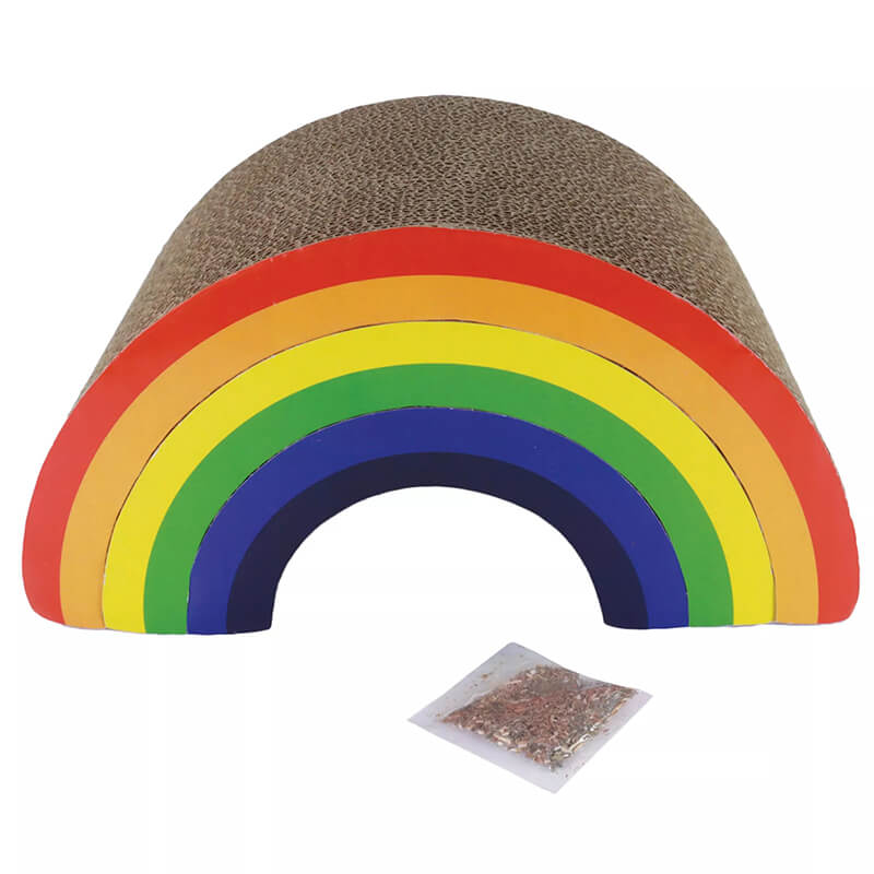 Turbo Rainbow Stack Cat Scratcher