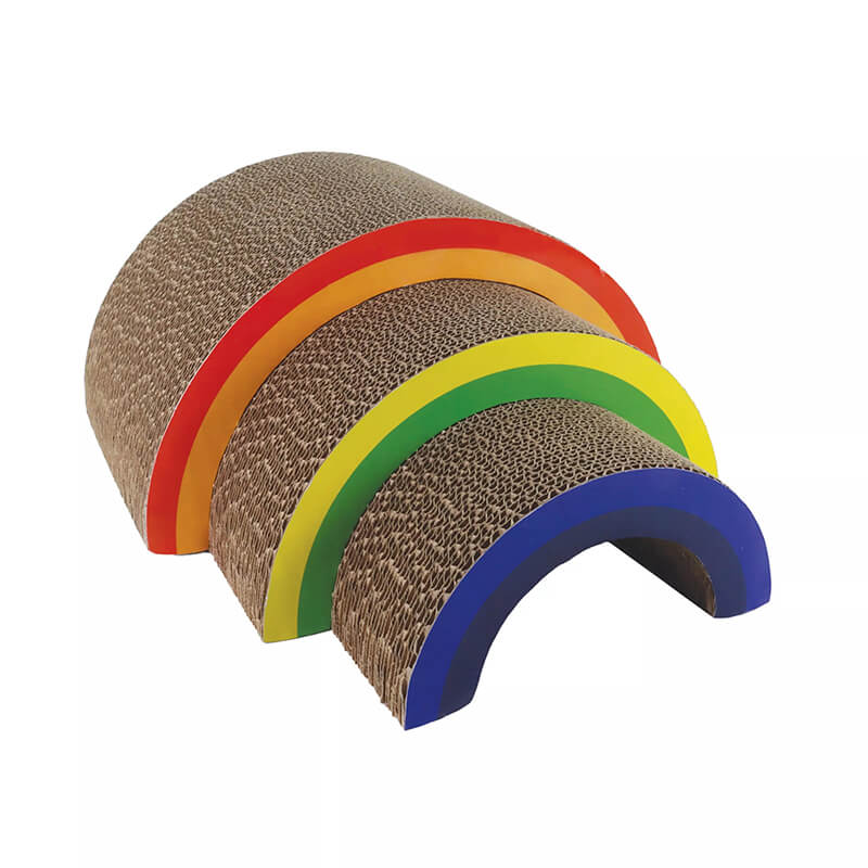 Turbo Rainbow Stack Cat Scratcher