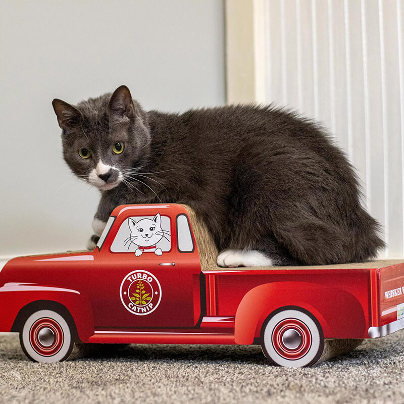 Turbo Red Truck Cat Scratcher
