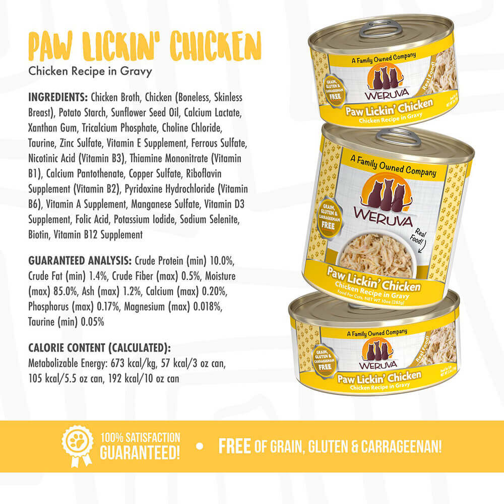 Weruva Cat Paw Lickin' Chicken