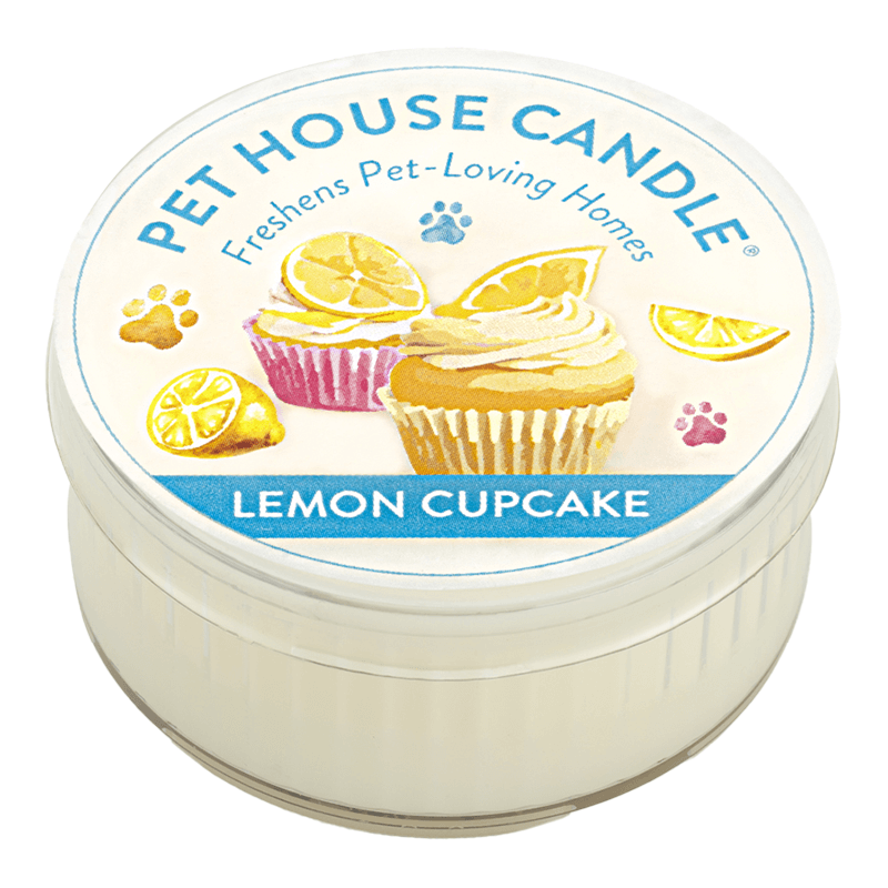 One Fur All Pet House Candle - Lemon Cupcake