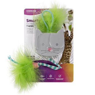 SmartyKat Twirly Tail Hanging Electric Cat Teaser
