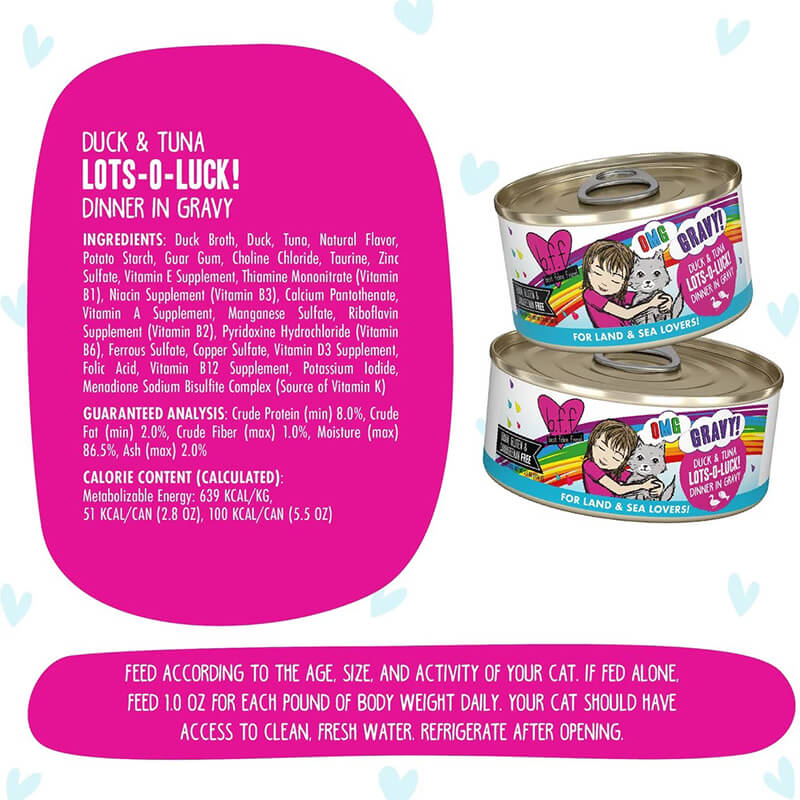 Weruva BFF OMG Lots O Luck Duck & Tuna