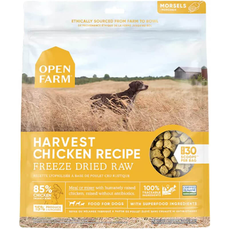 Open Farm Freeze Dried Raw Patties Harvest Chicken