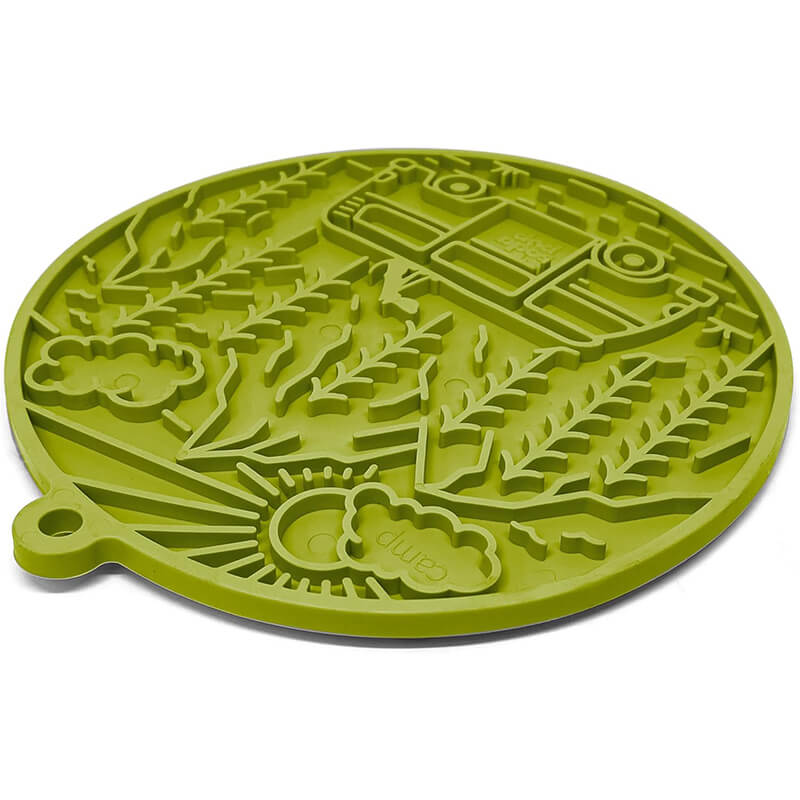 SodaPup Camp Mat with Suction Cups Green