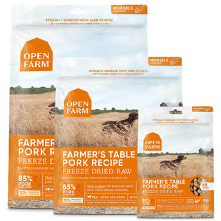 Open Farm Freeze Dried Raw Morsels Farmer's Table Pork