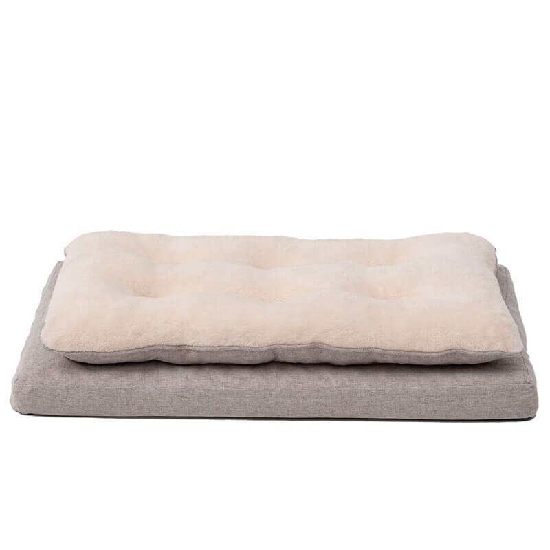 Territory Orthopedic Pillow Top Dog Bed Khaki